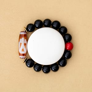 龙鳞红肉火行老天珠